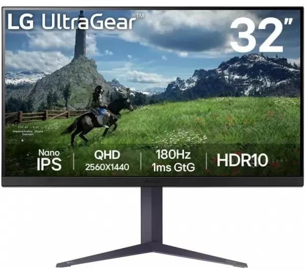 Монитор LG UltraGear 32GS85Q-B (32", IPS, 2560x1440, 180hz)